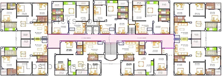 Floor Plan of Winsome Regency Phase 2 in Khagaul Road, Patna - Image 246953