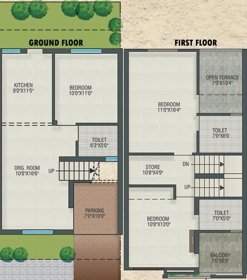 3 BHK House/Villa in Aatmiya Krishna Vatika in Harni, Vadodara - Image 835538