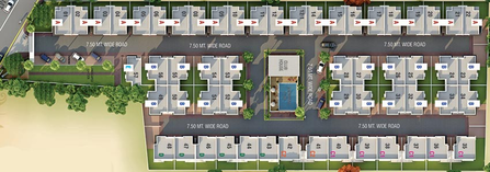Master Plan of Aatmiya Sanskar Darshan in Alamgir, Vadodara - Image 230441