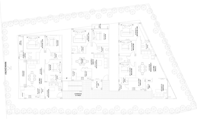 Master Plan of Abinandana Lotus in Neknampur, Hyderabad - Image 271966