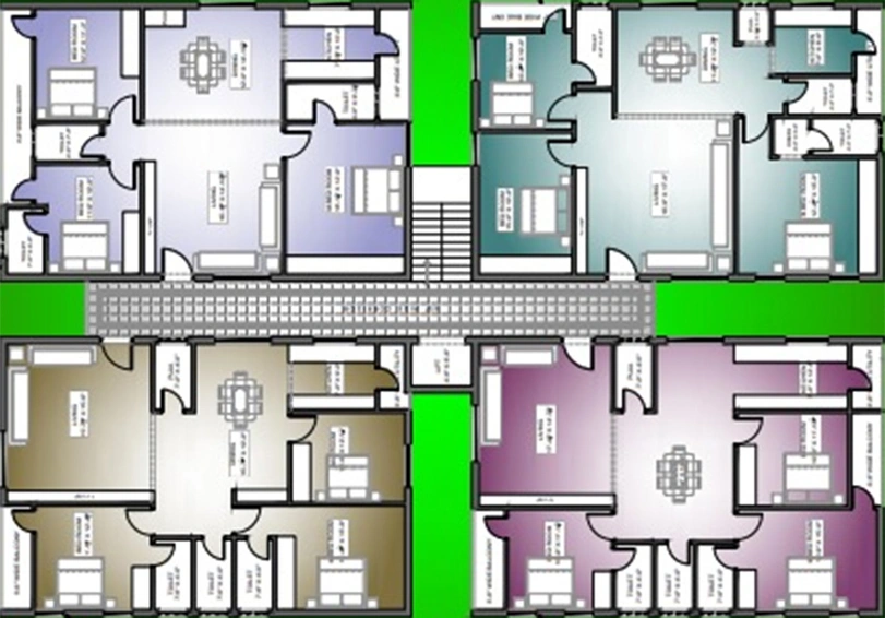 Floor Plan of Abinandana Concorde in Manikonda, Hyderabad - Image 229762