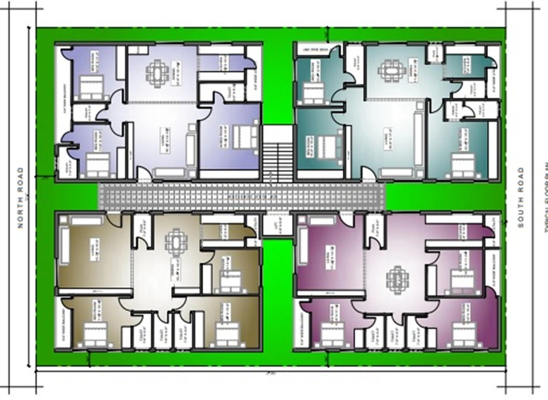Master Plan of Abinandana Concorde in Manikonda, Hyderabad - Image 229761