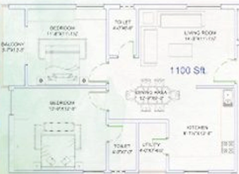 3 BHK Flat in Abinandana Orient in Manikonda, Hyderabad - Image 852461
