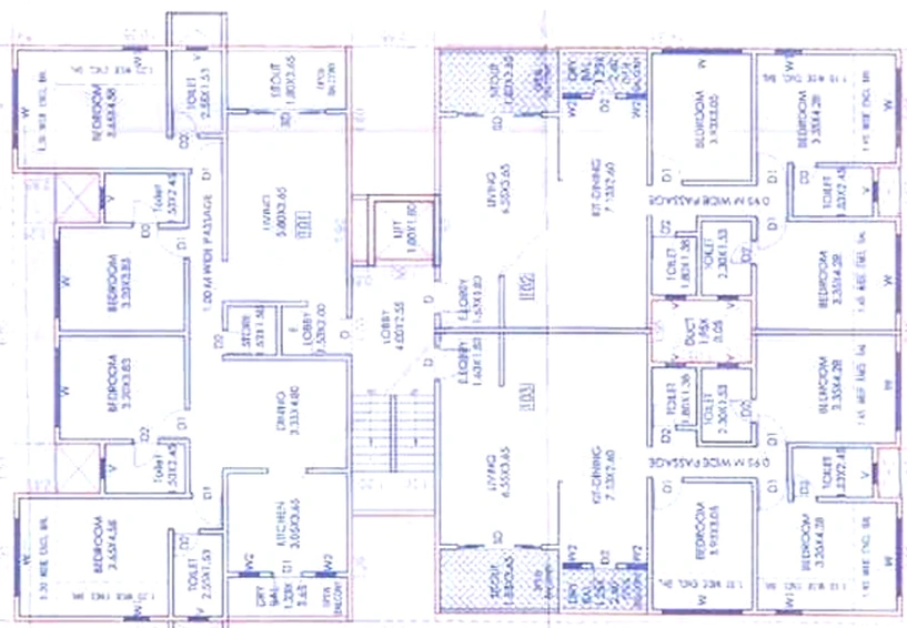 Floor Plan of Vriddhi Satlaj in Shivaji Nagar, Pune - Image 232020