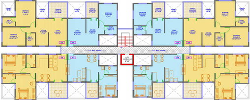 Floor Plan of Meghaswana 25 Karat in Talegaon Dabhade, Pune - Image 282572