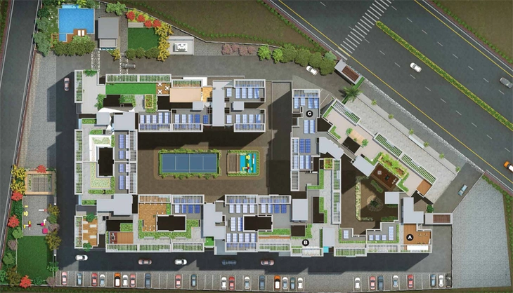Master Plan of Platinum Citylights in Moshi, Pune - Image 120007