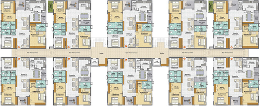 Floor Plan of Gamut Jubilee Ballpark in Jubilee Hills, Hyderabad - Image 237174