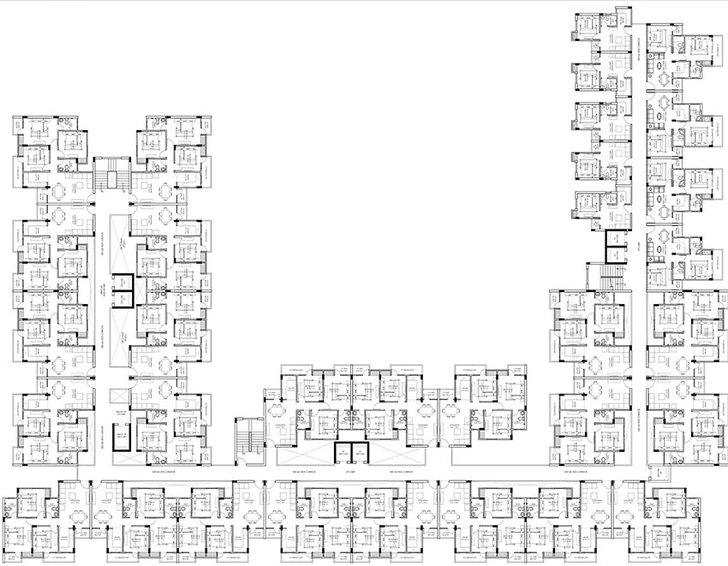 Floor Plan of Ashirwad Rose Valley in Deedarganj, Patna - Image 245362