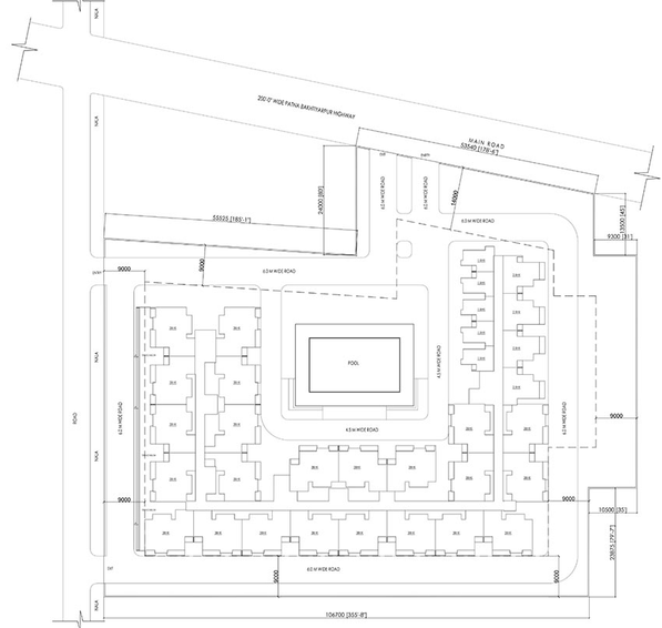 Master Plan of Ashirwad Rose Valley in Deedarganj, Patna - Image 245363