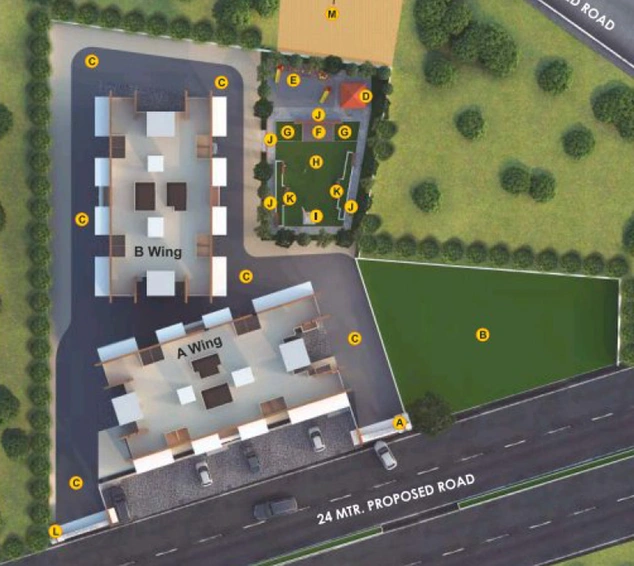 Master Plan of Kakade Panoramaa in Talegaon, Pune - Image 120014