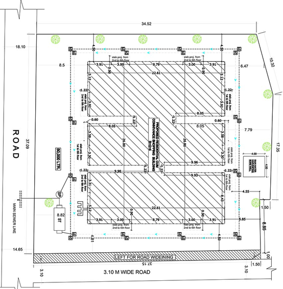Master Plan of Ashirwad Indrawati Palace in Anisabad, Patna - Image 245385