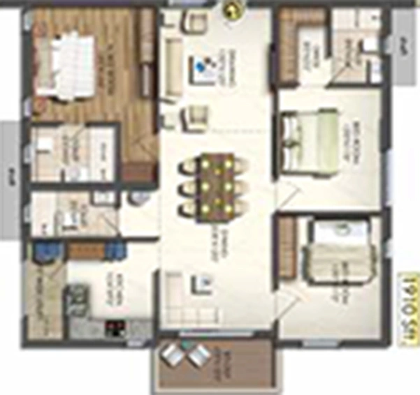3 BHK Flat in Jain Sri Ram Garden in Kompally, Hyderabad - Image 834991