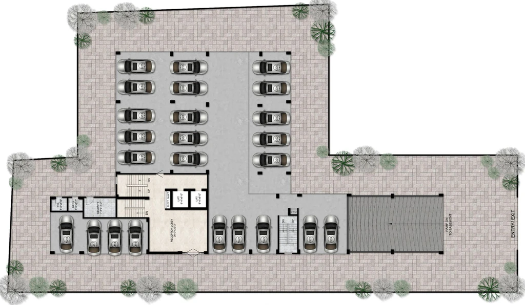 Master Plan of Sanrachna Krishna Jyoti Heritage in Nehru Nagar, Patna - Image 226136