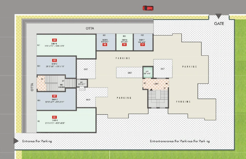 Master Plan of Vastu Raj Residency in Talegaon, Pune - Image 120272