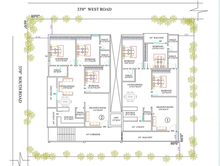 Master Plan of Avantika Anuradha in Serilingampally, Hyderabad - Image 227562