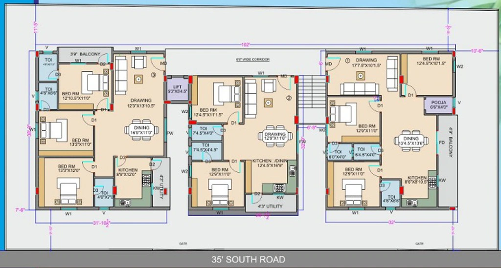 Master Plan of Avantika Godavari Block 1 in Gopanpally, Hyderabad - Image 272097
