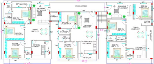 Floor Plan of Avantika Godavari Block 2 in Gopanpally, Hyderabad - Image 272130