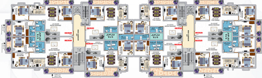 Floor Plan of Sanrachna ONYX in Digha, Patna - Image 262046