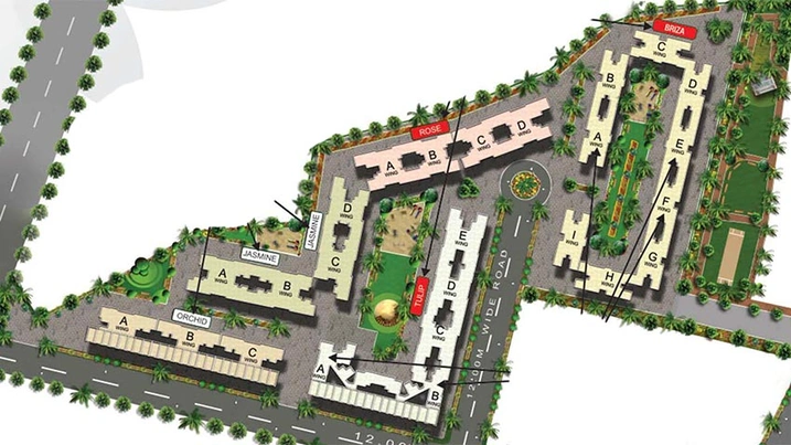 Master Plan of Anchor Park in Nalasopara East, Palghar - Image 250902