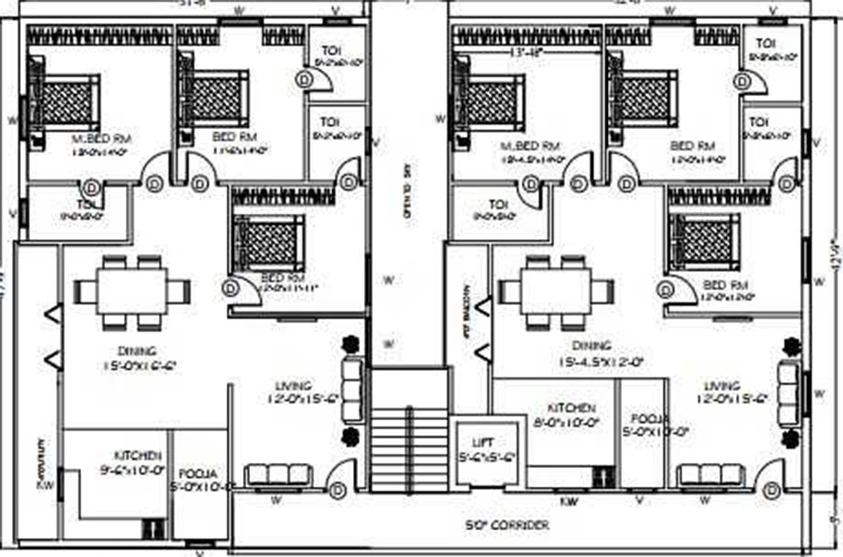 Master Plan of Avantika Vasista in Miyapur, Hyderabad - Image 227218
