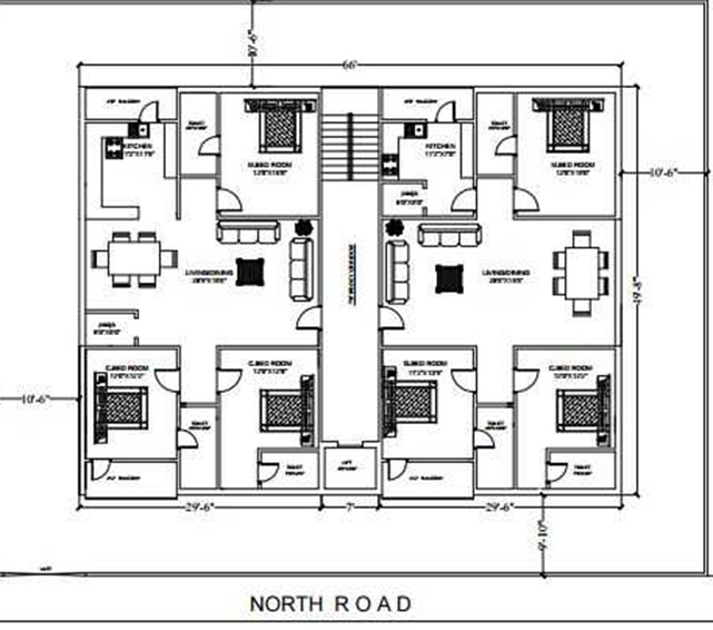 Master Plan of Avantika Meghana in Miyapur, Hyderabad - Image 227172