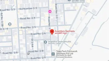 Location of Avantika Narmada - Image 227178