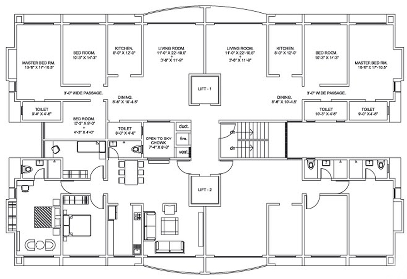 Floor Plan of Jangid Saryu in Mira Road East, Thane - Image 305327