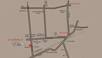 Location of Darshanam Elite - Image 230467