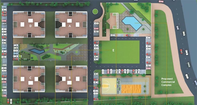 Master Plan of Vilas Palladio in Tathawade, Pune - Image 121030