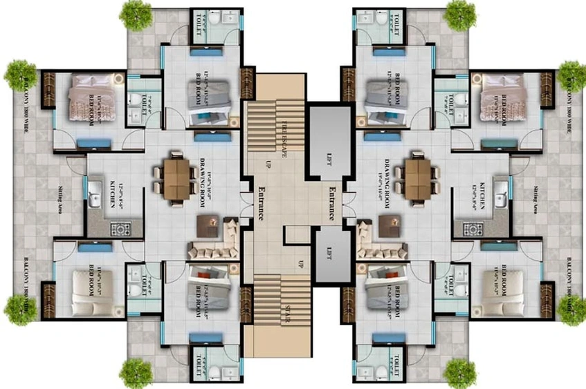 Floor Plan of Adore The Legend in Sector 84, Faridabad - Image 230961