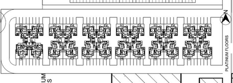 Master Plan of KLJ Platinum Floors in Sector 77, Faridabad - Image 231009