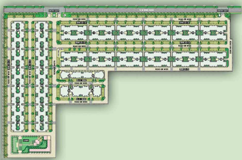 Master Plan of BPTP Park Floors 2 in Sector 76, Faridabad - Image 230995