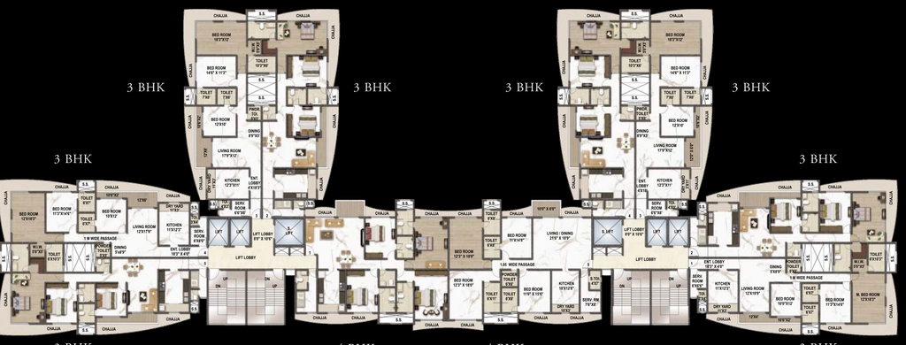 Floor Plan of Joy Legend in Khar West, Mumbai - Image 327501