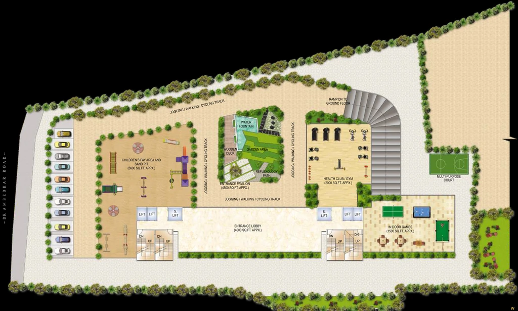 Master Plan of Joy Legend in Khar West, Mumbai - Image 327502