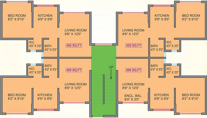 Floor Plan of Mittal Emerald in Karjat, Thane - Image 243087