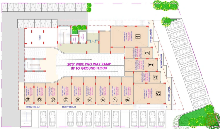Master Plan of Universal Premium Vista in Jakhya, Indore - Image 229642