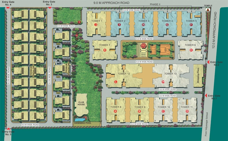 Master Plan of Laabham Vastu City in Bicholi Mardana, Indore - Image 229506
