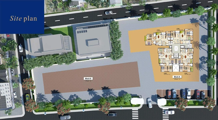 Master Plan of BCM Pride in AB Bypass Road, Indore - Image 228448