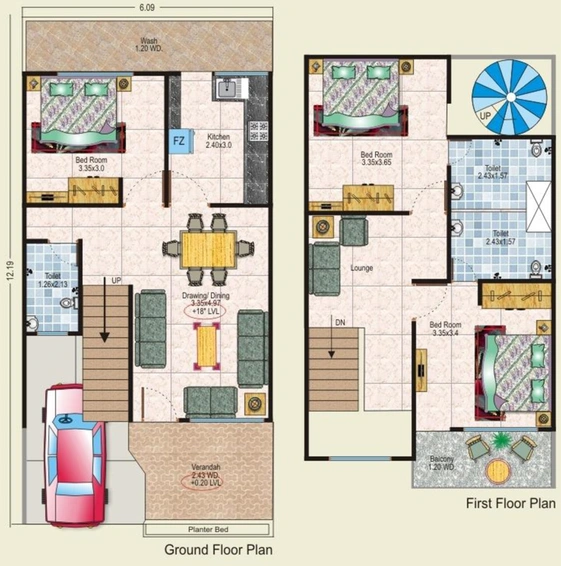 3 BHK House/Villa in Sarthak Galaxy in Rau, Indore - Image 835255
