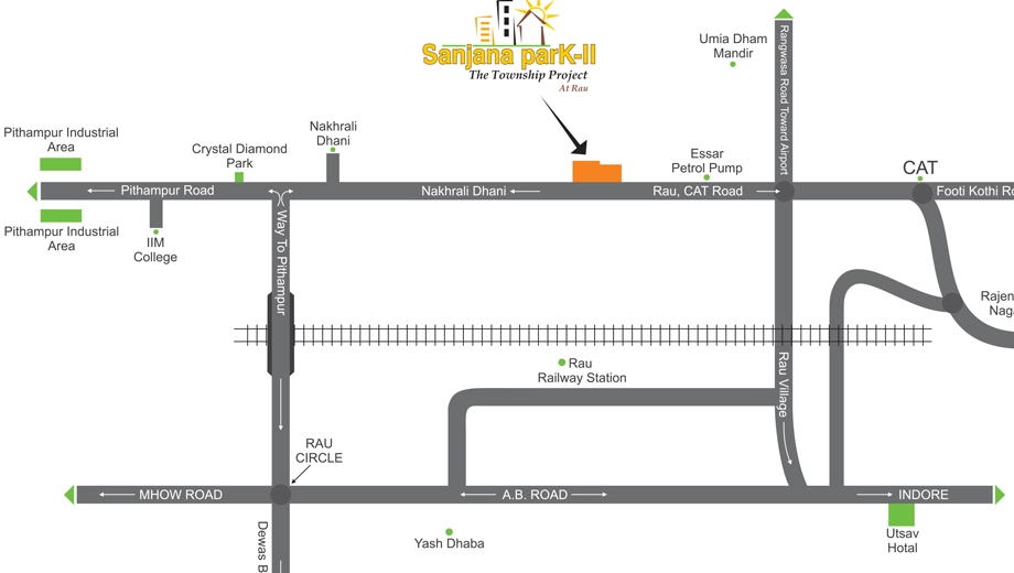 Location of Agarwal Sunil Sanjana Park 2 - Image 411468