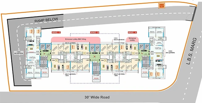Master Plan of Advent Neel Residency in Bhandup West, Mumbai - Image 254116