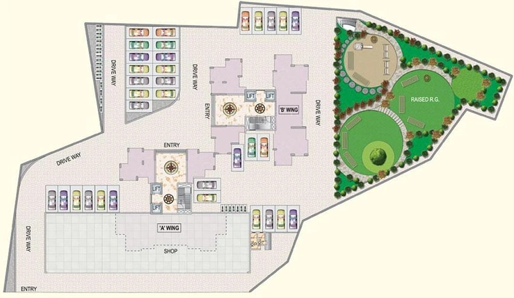 Master Plan of Sawla Prakruti Pearl in Thane West, Thane - Image 251321