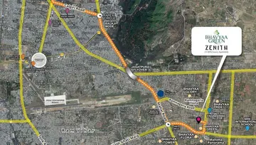 Location of Aradhana Bhavyaa Green Zenith - Image 228474