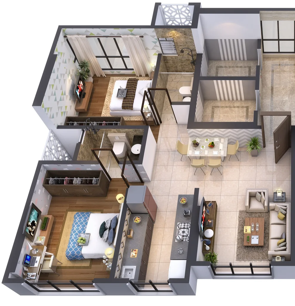 2 BHK Flat in JPV Pratap Gaurav in Andheri East, Mumbai - Image 875696