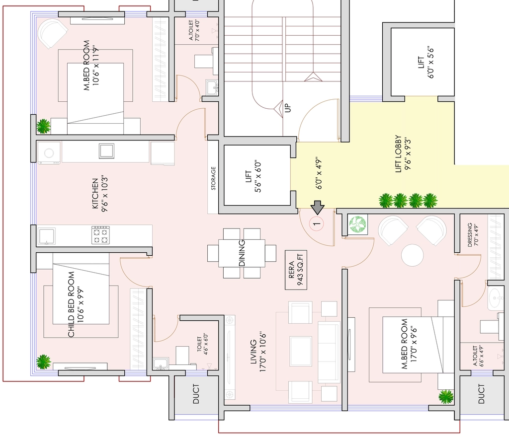 3 BHK Flat in JPV Pratap Royale in Jogeshwari East, Mumbai - Image 875707