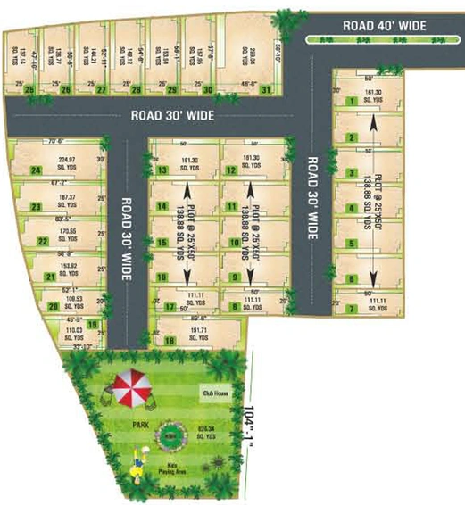 Master Plan of Felicity Malhotras Select Homes in Sirsi Road, Jaipur - Image 228495