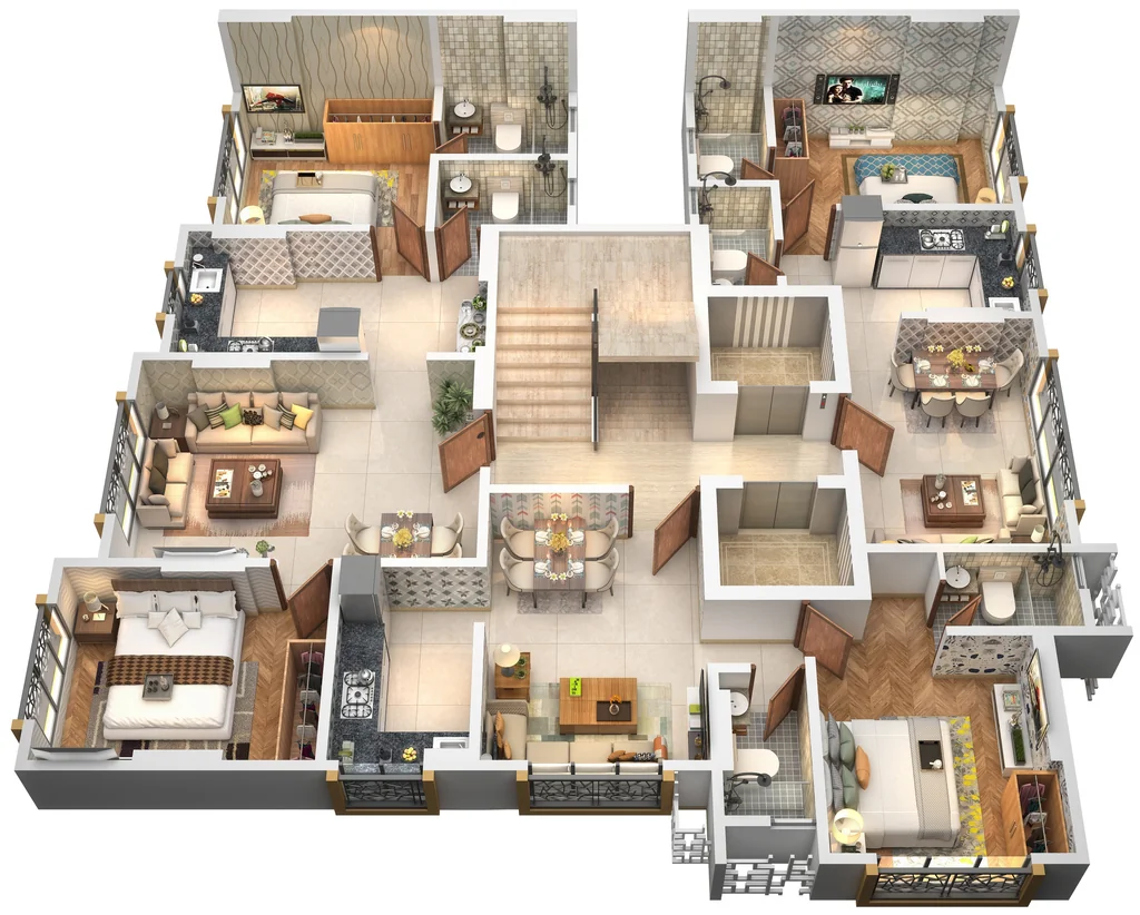 Floor Plan of JPV Pratap Harmony in Andheri East, Mumbai - Image 326456