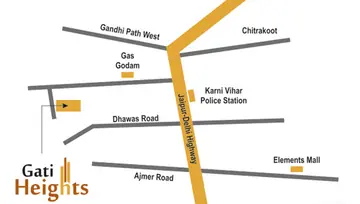 Location of Kohinoor Gati Heights - Image 228520