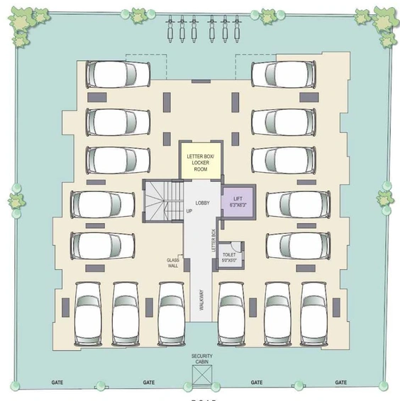 Master Plan of Concrete Sunshine Residency in Kondhwa, Pune - Image 120394