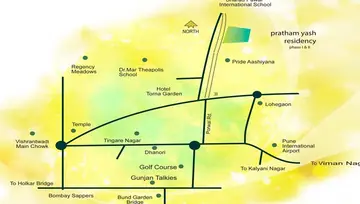 Location of Pratham Yash Residency - Image 121091